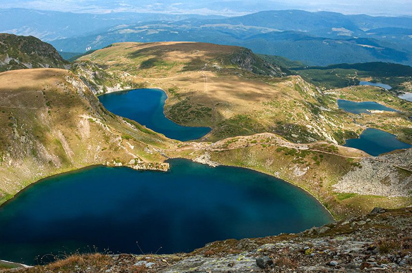 Seven Rila Lakes during the summer